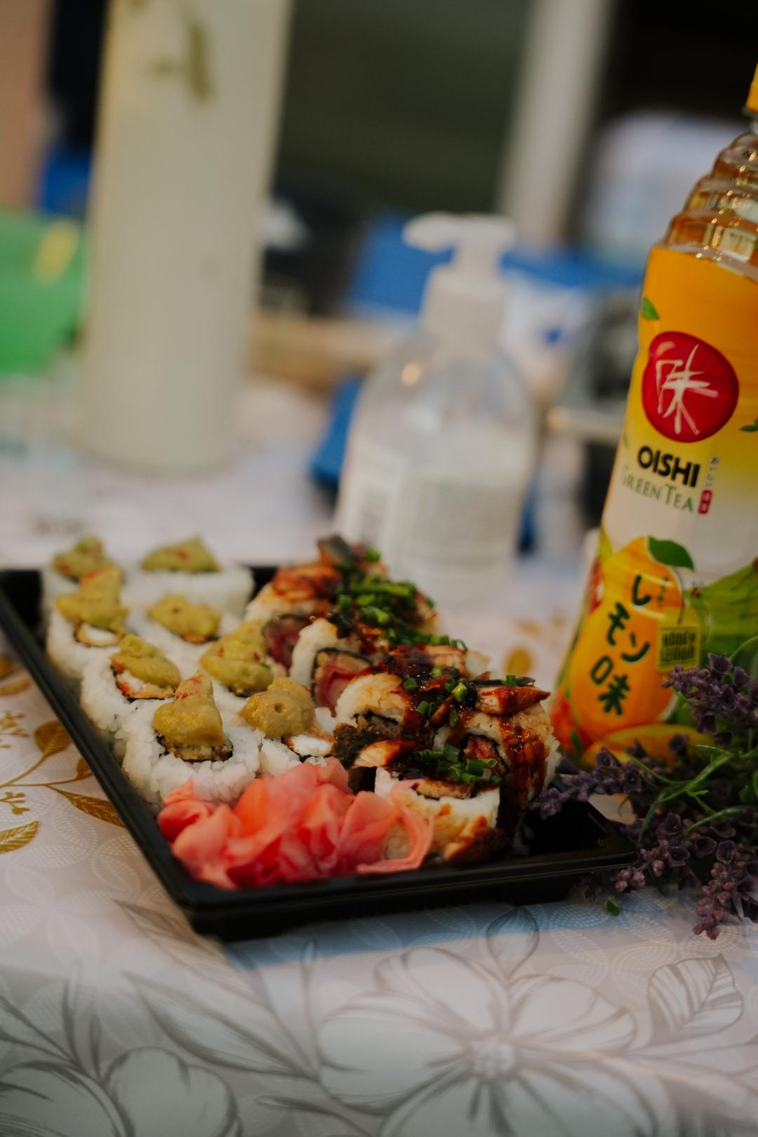 Sushi i detalji ponude na Špica Placu